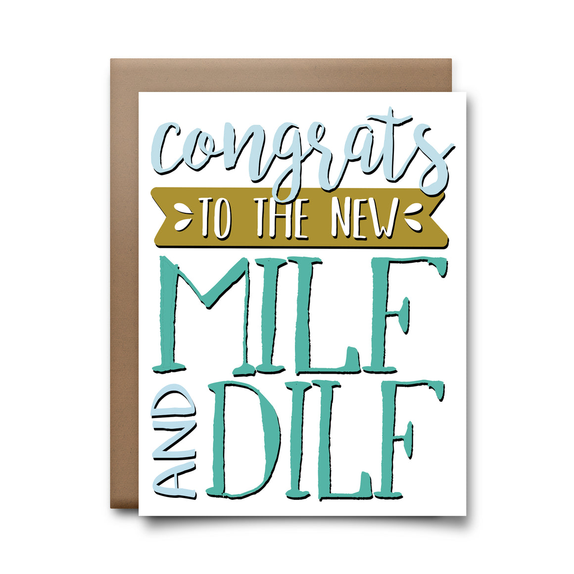milf and dilf | greeting card