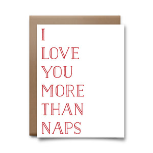 more than naps | greeting card