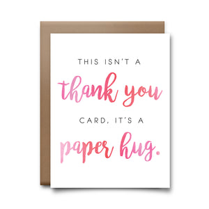 paper hug | greeting card