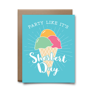 sherbert day | greeting card