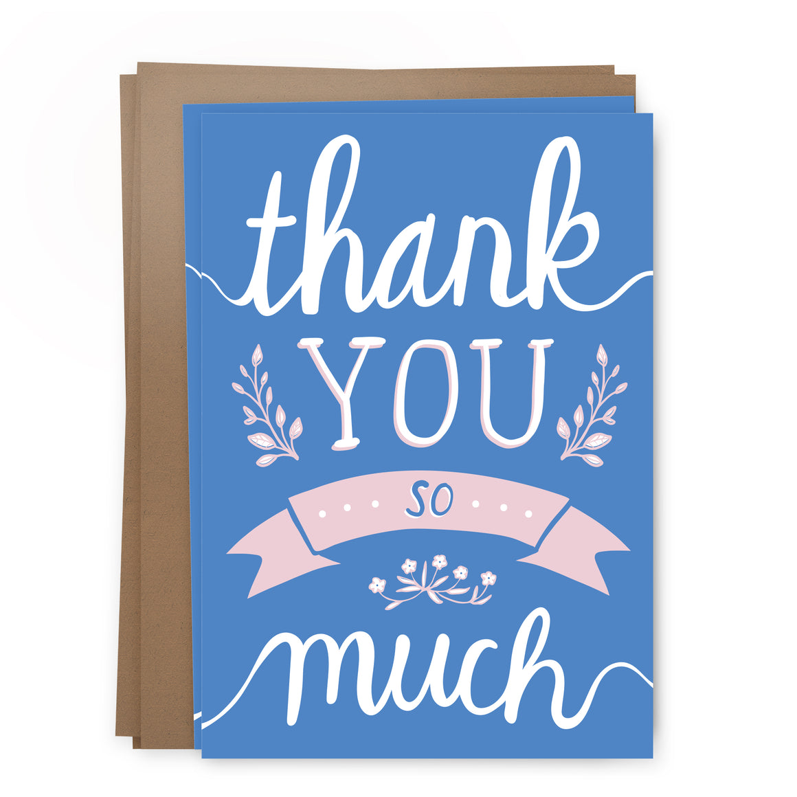 thanks blue pack | greeting card