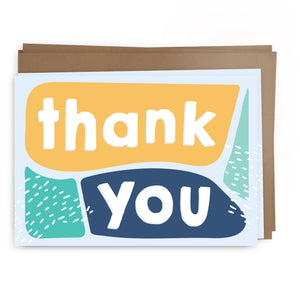 thanks blocks pack | greeting card