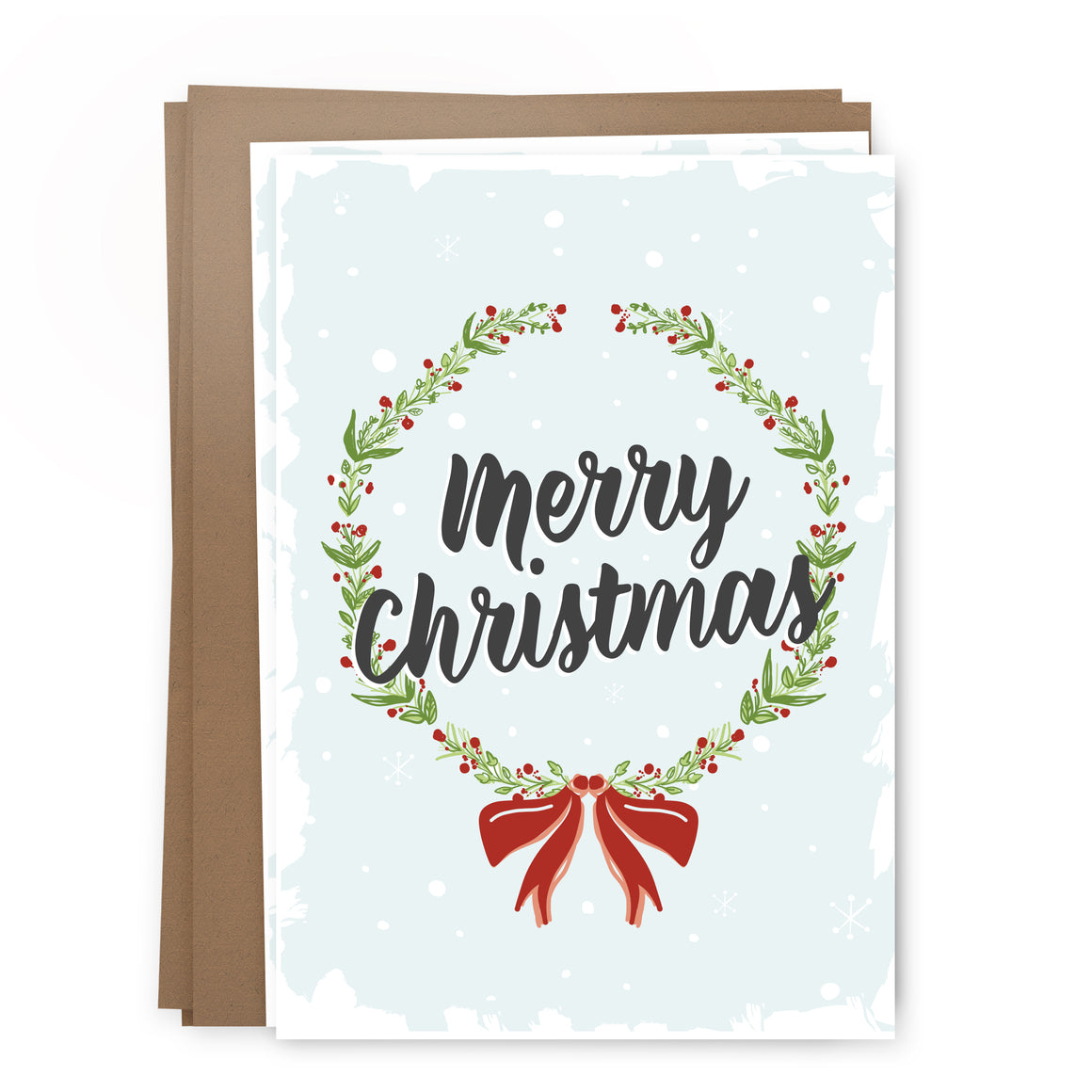 xmas wreath pack | greeting card