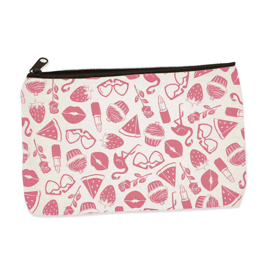 pink things | zip pouch