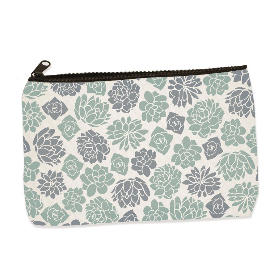 succulents | zip pouch