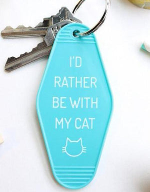rather cat | key tag
