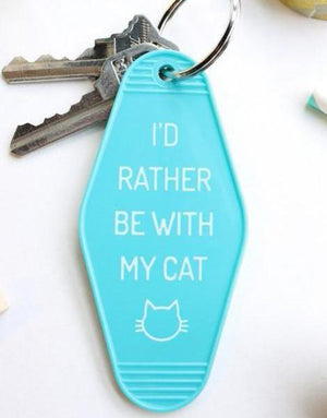 rather cat | key tag