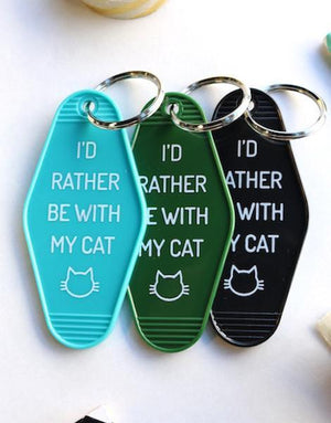rather cat | key tag